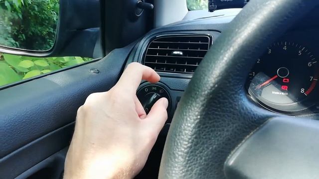 VW - Как включить  противотуманки смотреть онлайн