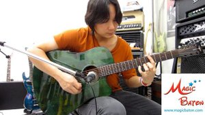 อ.โอ๋ รีวิวกีตาร์โปร่งสวยงามเสียงดี TYMA D 3C CG Acoustic Guitar