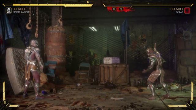 Mortal Kombat 11 - noob saibot vs geras - very hard