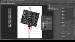 Tutorial Photoshop: Collar- Fill Color and Change Pattern Size