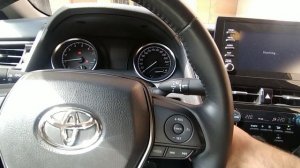 Тойота Камри xv70, как поставить дворники в вертикальное положение.