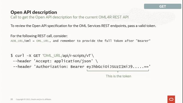 Getting Started with the OML4R 2.0 REST API смотреть онлайн