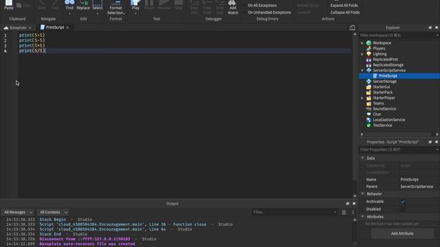 How To Script On Roblox 2022 - Episode 1 (Printing) смотреть онлайн