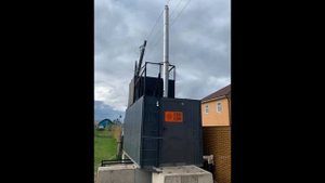 Монтаж блочно - модульной котельной 160 квт за 6 минут.