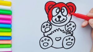 Желейный медведь Валера | Рисуем Желейного мишку Валеру | Учимся рисовать