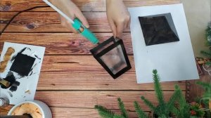 ФОНАРЬ из КАРТОНА / Christmas lantern made of cardboard / Новогодний декор своими руками / DIY