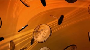 Падающие монеты. Футаж