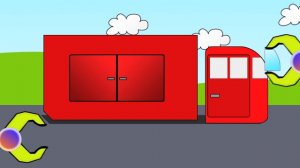 Мультики про машинки.Конструктор: собираем пожарную машину.Развивающие мультфильмы для детей