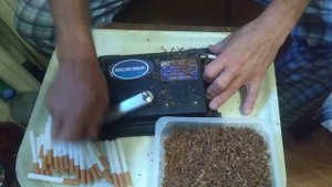 улучшенный способ набивки сигаретных гильз