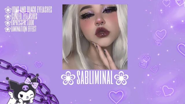 ❀long eyelashes ❀длинные реснички ❀саблиминал❀