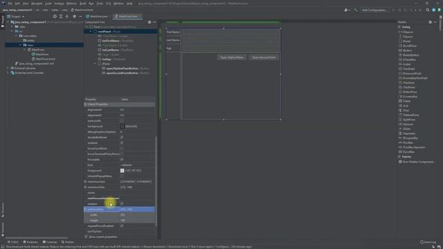 Java Swing Tutorial - Swing Component Part 1 | IntelliJ IDEA