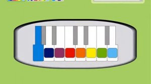 Песенка "Чижик-Пыжик" (пианино, со словами)