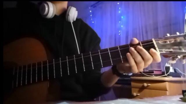 БЕЛАЯ ЛУНА- Polontayn/ разбор/на гитаре/skarleeetttt/кавер/cover