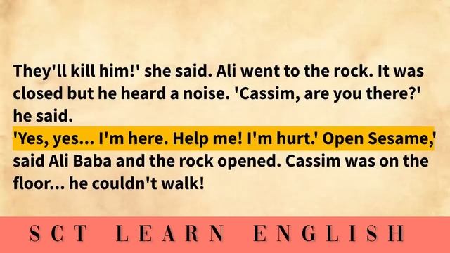 Learn english through story level4⭐️Alibaba and Forty Thieves ☀️Graded Reader смотреть онлайн