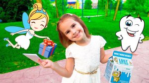 Подарки от ЗУБНОЙ ФЕИ У Алины выпал Зуб Pretend play with Fairy