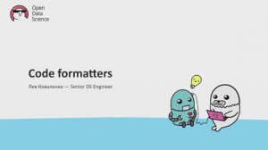 5.2. Code formatters - ODS MLOps course 2024