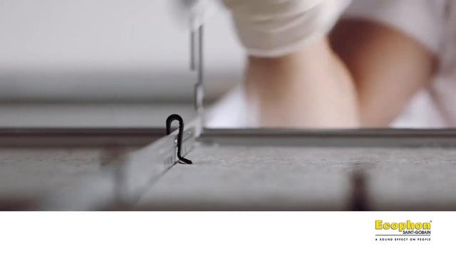 Ecophon Connect™ clips installation смотреть онлайн