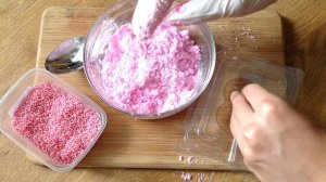 Бомбочка для ванны "Сердечко" своими руками! Водный способ! Мастер-класс!