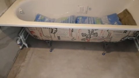 Установка ванны. Стальная/металлическая ванна. Правильный монтаж