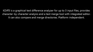 Download KDiff3 Here! Graphical Text Difference Analyzer Software