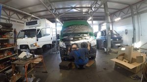 Установка кондиционера на ГАЗель Next в штатное место
