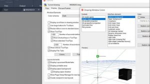 Change background color in DWG True view