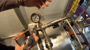 Заливочная головка нержавейка на шаровых кранах Micro Matic SK 184.08