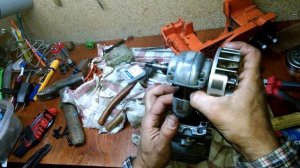 Бензопила Husqvarna 136. Не заводится. Разборка. Замена поршневой.