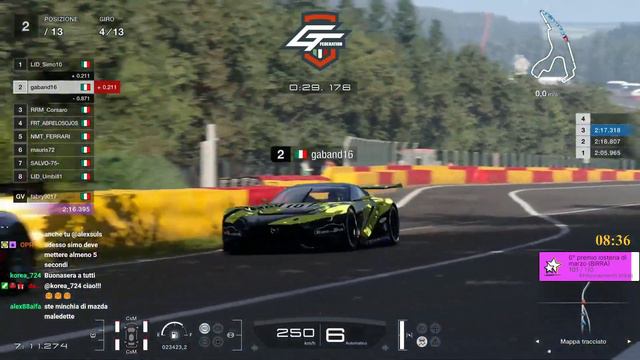 GT FEDERATION '24🏆 Gara 4 - Lobby PLATINUM 🚥 GRAN TURISMO 7 [ITA PS5 SIM RACING ESPORT EVENT RACE] смотреть онлайн