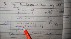 Reversing a Number using While Loop || Java program |Class 9&10 |ICSE |Computer| Maheshwar