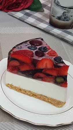 Торт с Ягодами 🍓🍒 Без Выпечки 🍰 Вкусно Просто Быстро I #shorts