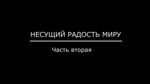 НЕСУЩИЙ РАДОСТЬ МИРУ (Часть 2)