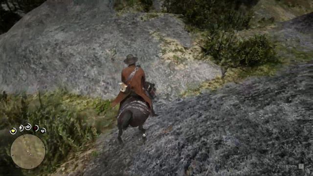 Темно-коричневая полосатая Арабская лошадь в RDR 2