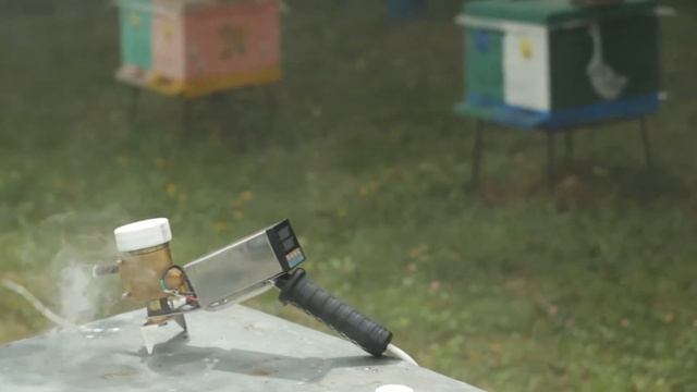 обработка пчёл щавелевой кислотой, методом сублимации. смотреть онлайн