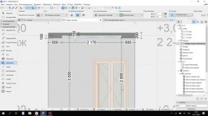 6 План потолков ArchiCAD