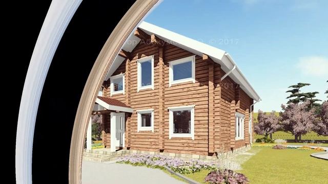 Воплощенный дизайн проект деревянного двухэтажного дома под ключ 200 м2 смотреть онлайн