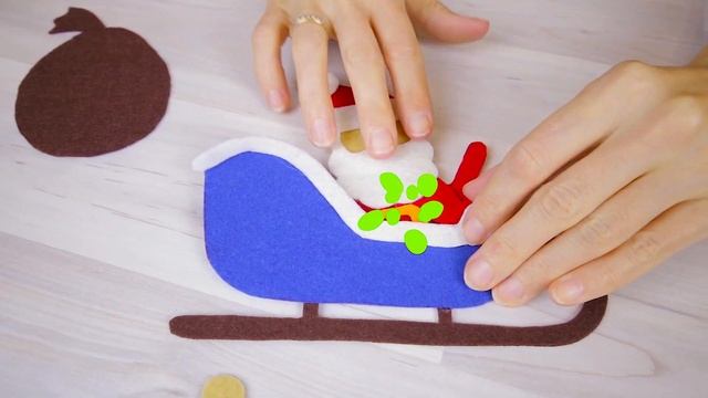 ?Новогодний декор 2021 ?Гирлянда своими руками Поделки из фетра на Новый год смотреть онлайн