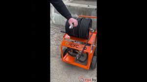 Аппарат высокого давления ПРЕУС Б 1535К60 для прочистки канализации 50-300 мм.