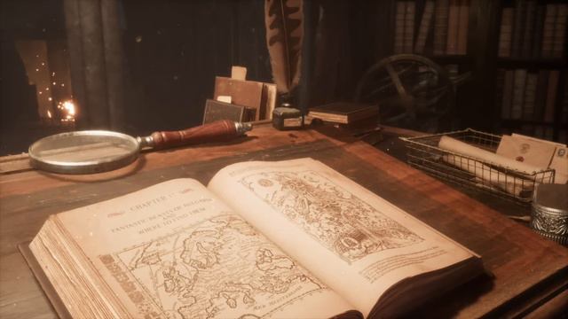 Harry Potter Music & Ambience | Dumbledore's Office - Office Sounds for Sleep, Study, Relaxing смотреть онлайн