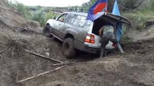 Что может Land Cruiser 100 на бездорожье на злой резине! Pajero, УАЗ и др. 3 этап КЗК Ч 2. OffRoad