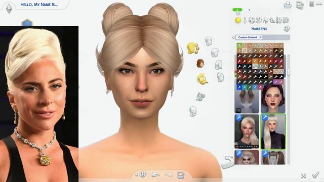 SIMS 4  CAS   Lady Gaga ?? Satisfying CC build  CC links