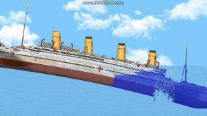 Как тонул Британик FLOATING SANDBOX