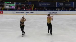 FRADJI / FOURNEAUX (FRA) | Ice Dance Free Dance | Gdansk 2022 | #JGPFigure