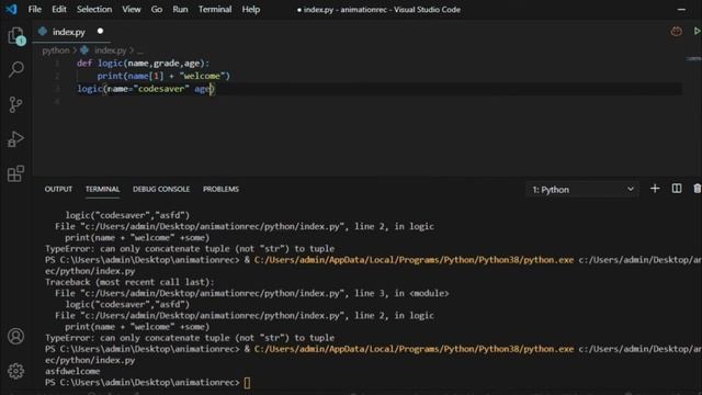 keyword arguments in python part14
