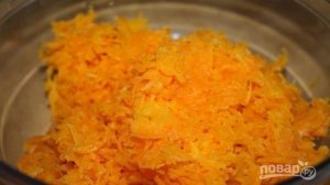 Морковная запеканка с манкой