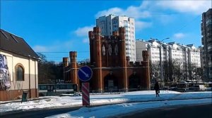 Калининград февраль 2018. Прокатимся по городу?