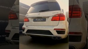 Выхлопная система с регулировкой звука на Mercedes GL500 (тюнинг выхлопа Mercedes GL)