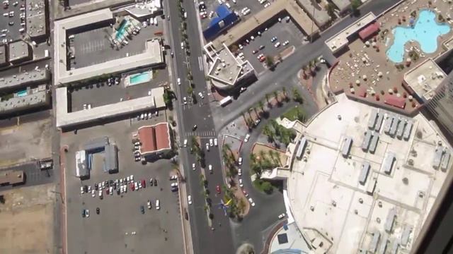 Jukka's Sky jump in Las Vegas Stratosphere tower september 2010 смотреть онлайн