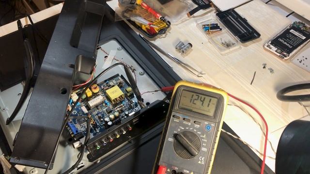 Китайский ТВ. cv3463h-q42 уменьшить ток подсветки. TV Digital. смотреть онлайн