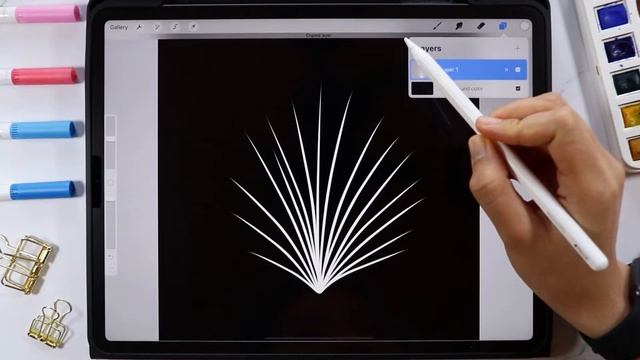 How To Create a FUR BRUSH in PROCREATE смотреть онлайн